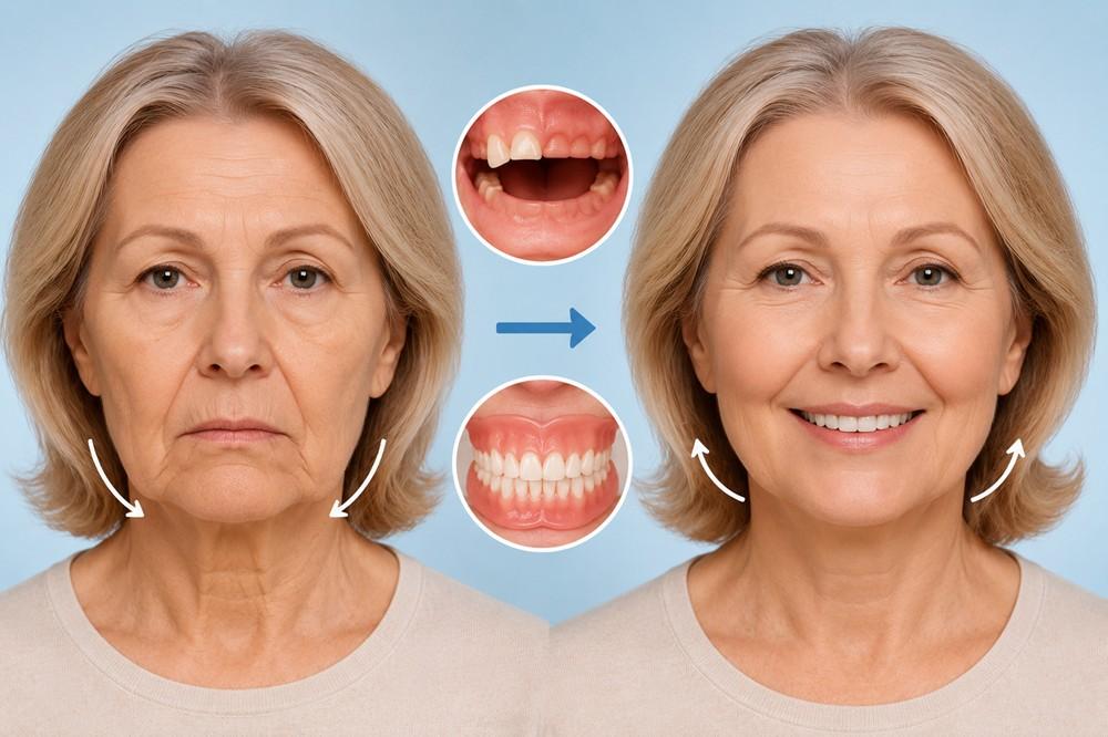 How Do Dentures Change Your Face Shape?